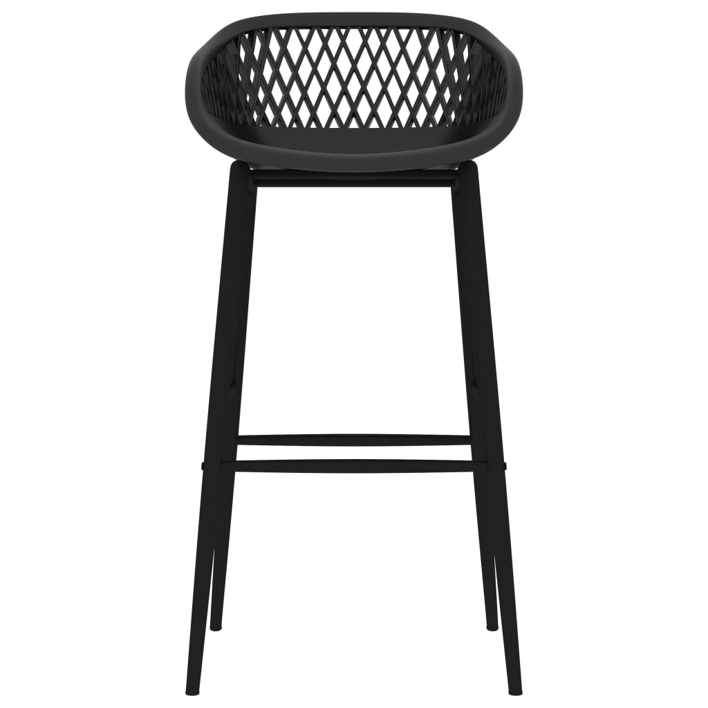 Barstoler 2 Stk Svart