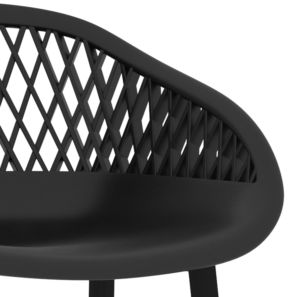Barstoler 2 Stk Svart