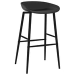 Barstoler 2 Stk Svart