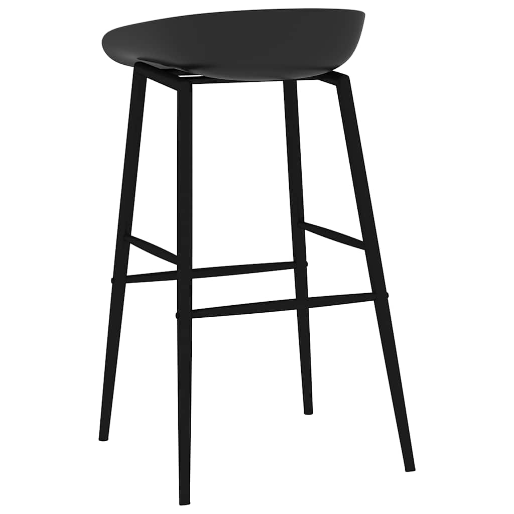 Barstoler 2 Stk Svart