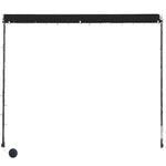 Uttrekkbar Markise Med Led 300X150 Cm Antrasitt