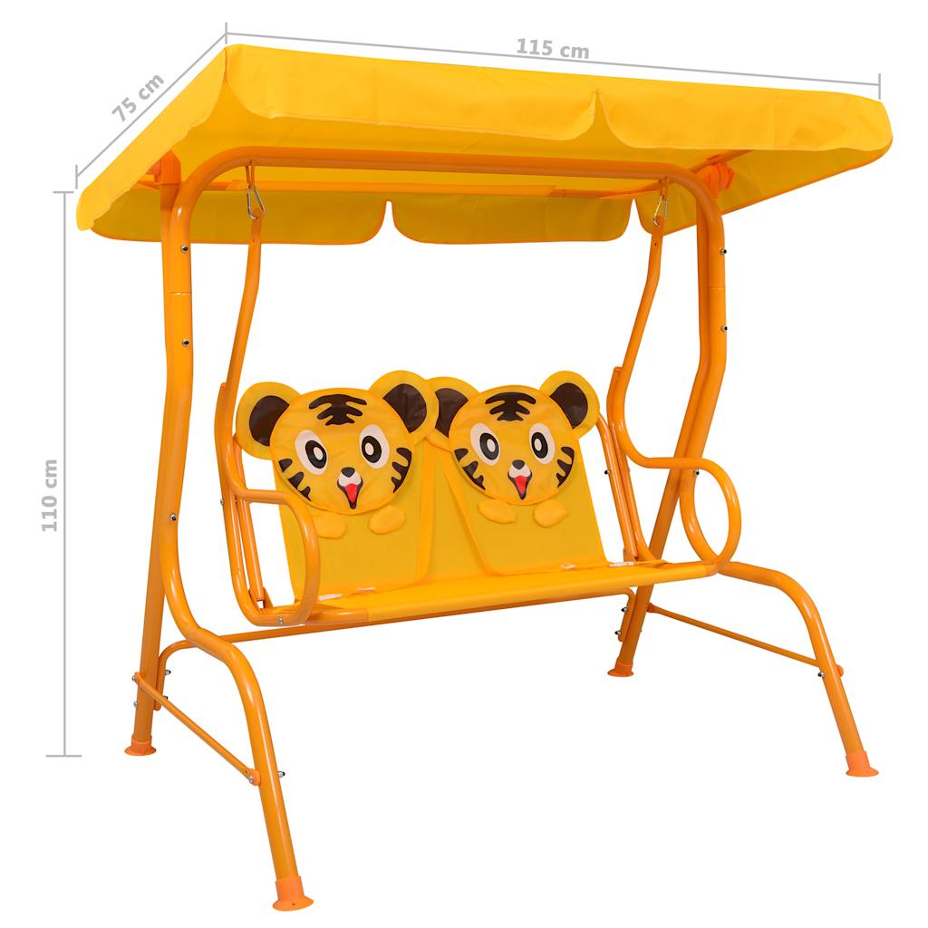 Hengebenk Gul 115X75X110 Cm Stoff