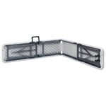 Sammenleggbare Hagebenker 2 Stk 180 Cm Hdpe Hvit