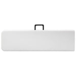 Sammenleggbare Hagebenker 2 Stk 180 Cm Hdpe Hvit