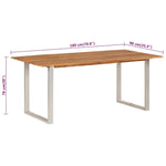 Spisebord 180X90X76 Cm Heltre Akasie
