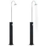 Soloppvarmet Dusj Svart 214 Cm 20 L