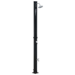 Soloppvarmet Dusj Svart 220 Cm 20 L