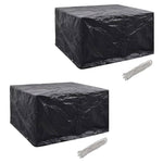 Hagemøbeltrekk 2Stk 6 Personer Polyrotting 8 Maljer 172X113Cm