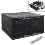Hagemøbeltrekk 2Stk 6 Personer Polyrotting 8 Maljer 172X113Cm