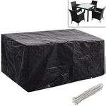 Hagemøbeltrekk 2 Stk 4 Personer Polyrotting 8 Maljer 180X140Cm