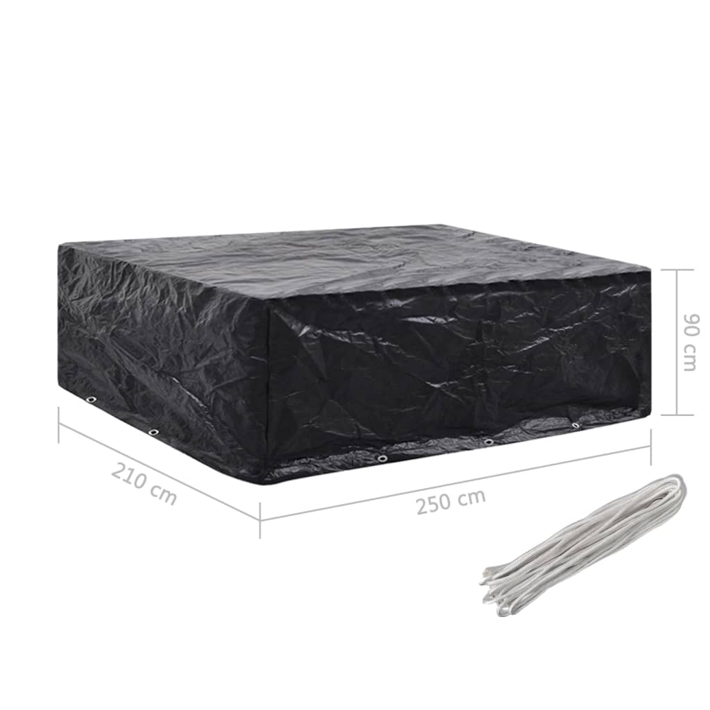 Hagemøbeltrekk 2 Stk 8 Maljer 250X210X90 Cm