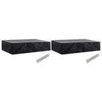 Solsengtrekk For Hage 2 Stk 8 Maljer 218X77X55 Cm