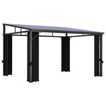Paviljong Med Gardin 405X294X244 Cm Antrasitt