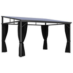 Paviljong Med Gardin 405X294X244 Cm Antrasitt