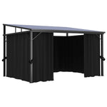 Paviljong Med Gardin 405X294X244 Cm Antrasitt