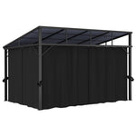 Paviljong Med Gardin 405X294X244 Cm Antrasitt