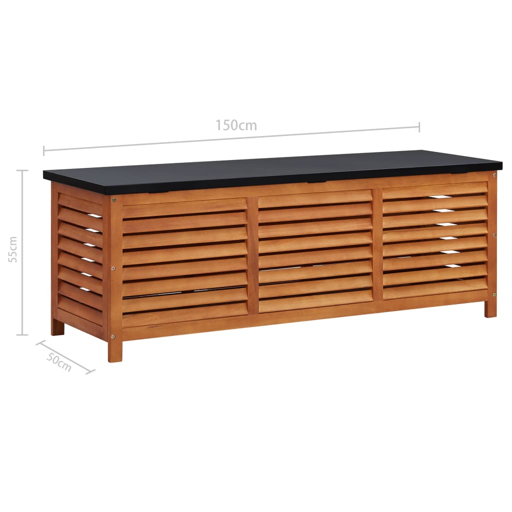 Oppbevaringsboks Til Hage 150X50X55 Cm Heltre Eukalyptus