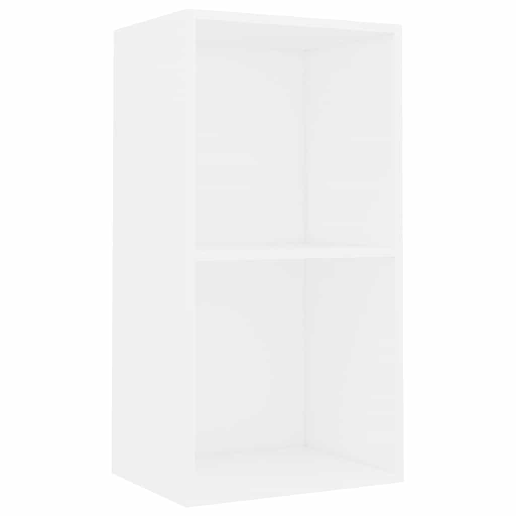 Bokhylle Hvit 40X30X76,5 Cm Konstruert Tre