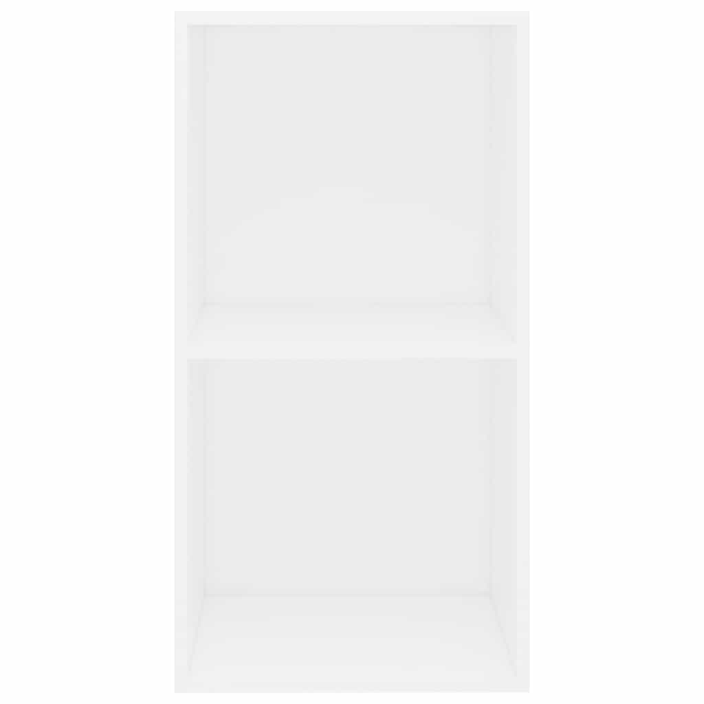 Bokhylle Hvit 40X30X76,5 Cm Konstruert Tre