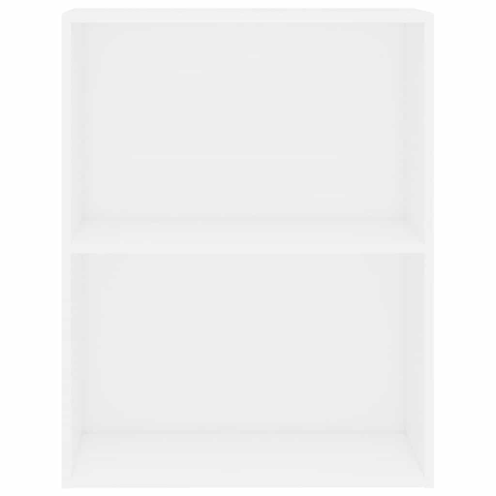 Bokhylle Hvit 60X30X76,5 Cm Konstruert Tre