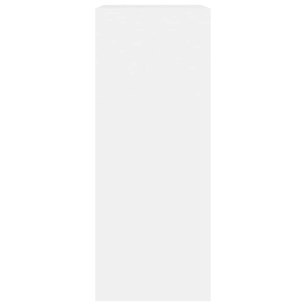 Bokhylle Hvit 60X30X76,5 Cm Konstruert Tre
