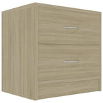 Nattbord Sonoma Eik 40X30X40 Cm Konstruert Tre
