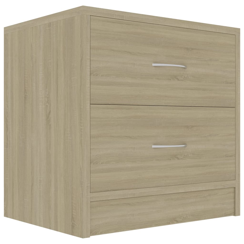 Nattbord Sonoma Eik 40X30X40 Cm Konstruert Tre
