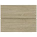 Nattbord Sonoma Eik 40X30X30 Cm Konstruert Tre