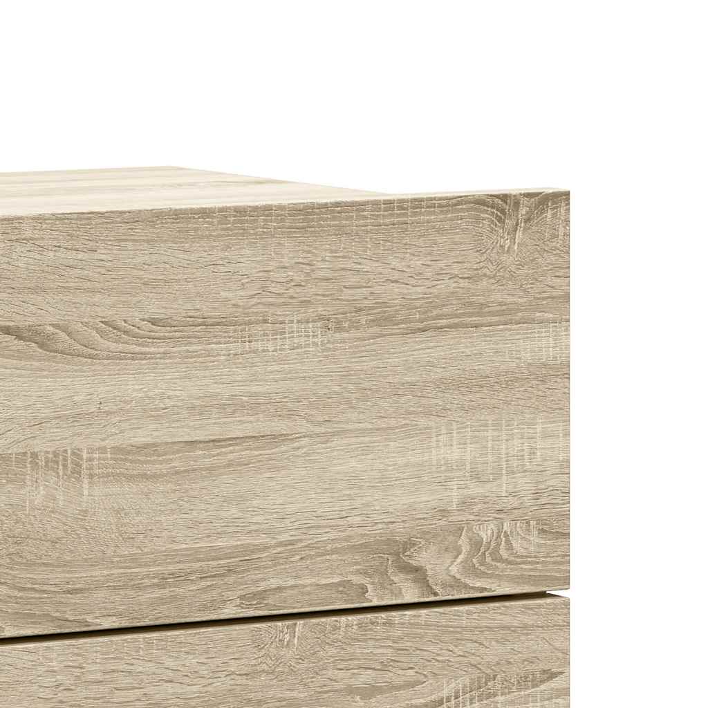 Nattbord Sonoma Eik 40X30X30 Cm Konstruert Tre