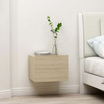 Nattbord Sonoma Eik 40X30X30 Cm Konstruert Tre
