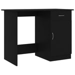 Skrivebord Svart 100X50X76 Cm Konstruert Tre
