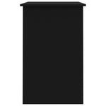 Skrivebord Svart 100X50X76 Cm Konstruert Tre