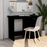 Skrivebord Svart 100X50X76 Cm Konstruert Tre