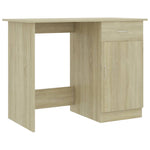 Skrivebord Sonoma Eik 100X50X76 Cm Konstruert Tre