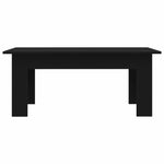 Salongbord Svart 100X60X42 Cm Konstruert Tre