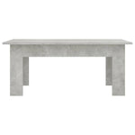 Salongbord Betonggrå 100X60X42 Cm Konstruert Tre