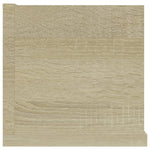 Veggmontert Cd-Hylle Sonoma Eik 100X18X18 Cm Konstruert Tre