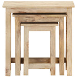 Stablebord 3 Stk Heltre Mango