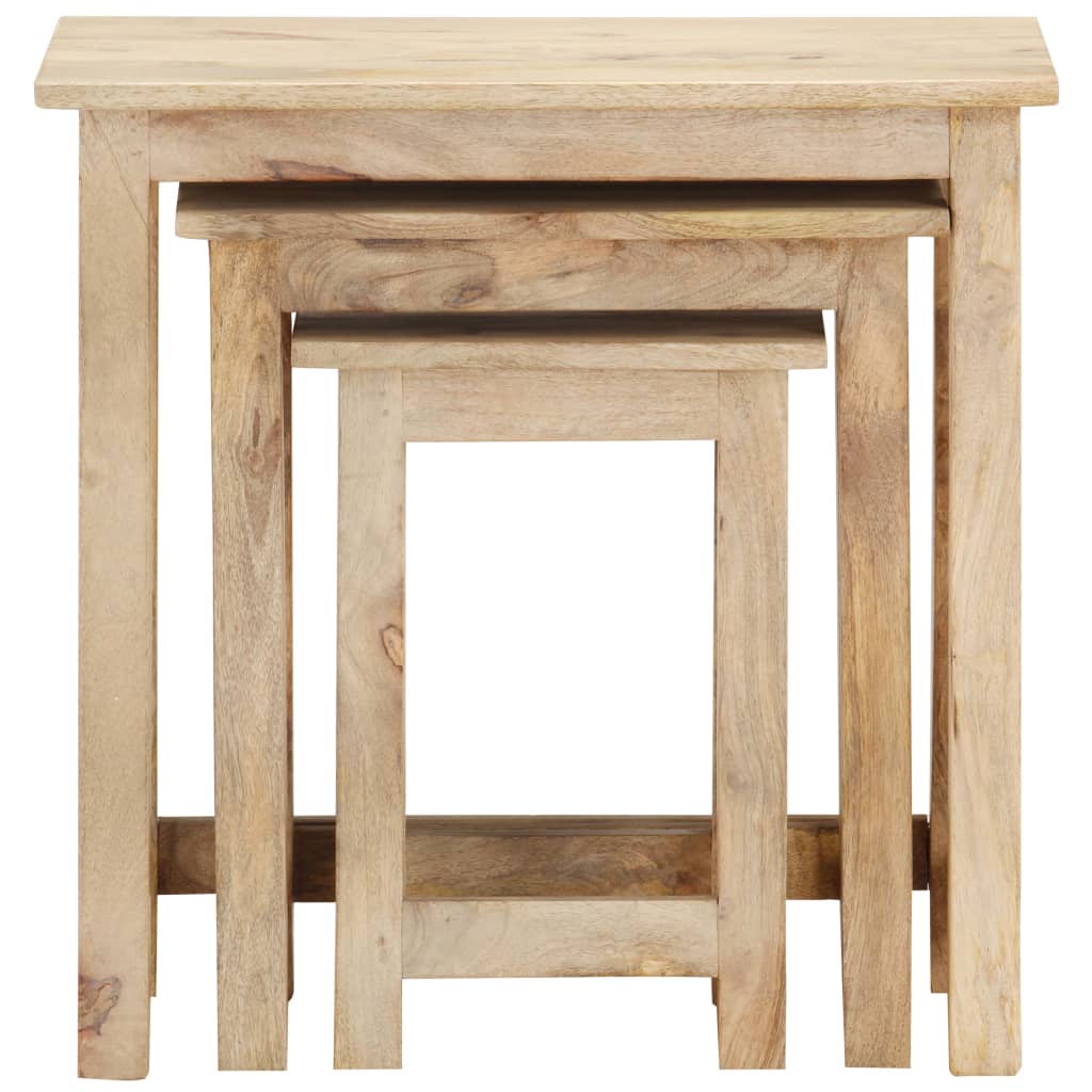 Stablebord 3 Stk Heltre Mango