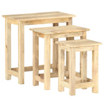 Stablebord 3 Stk Heltre Mango