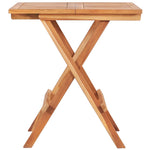 Sammenleggbart Bistrobord 60X60X65 Cm Heltre Teak