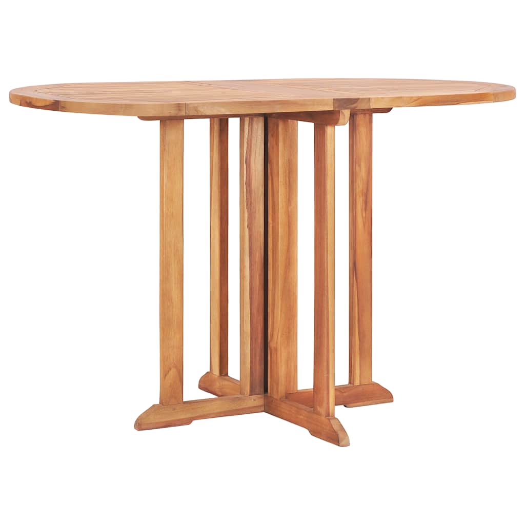 Sammenleggbart Sommerfuglbord For Hage 120X70X75 Cm Heltre Teak