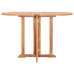 Sammenleggbart Sommerfuglbord For Hage 120X70X75 Cm Heltre Teak