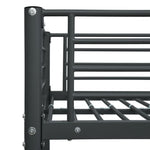 Køyeseng Ramme Svart Metall 140X200 Cm/90X200 Cm