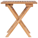 Sammenleggbart Hagebord 45X45X45 Cm Heltre Teak