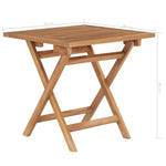 Sammenleggbart Hagebord 45X45X45 Cm Heltre Teak