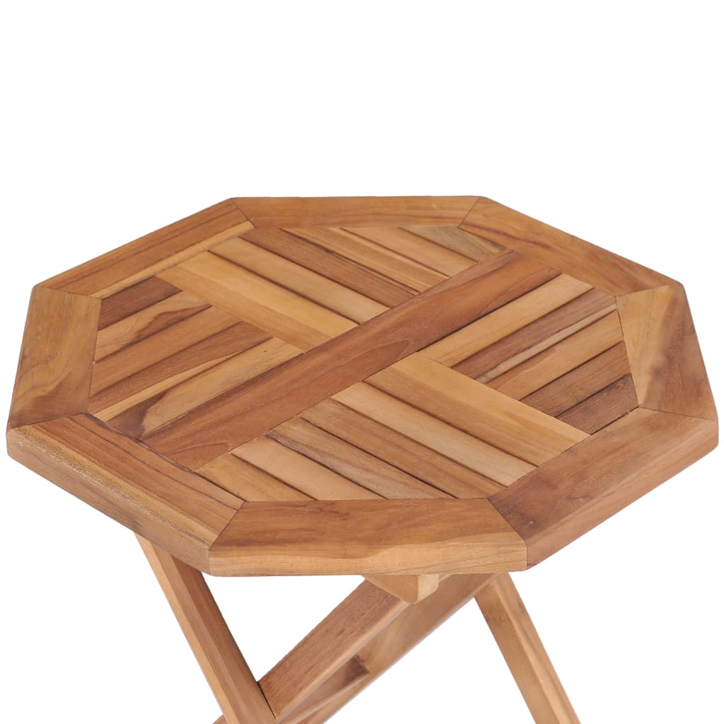 Sammenleggbart Hagebord 45X45X45 Cm Heltre Teak