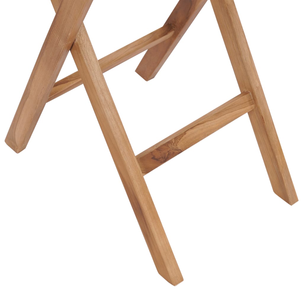 Sammenleggbart Hagebord 60 Cm Heltre Teak