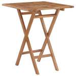 Sammenleggbart Hagebord 60X60X75 Cm Heltre Teak