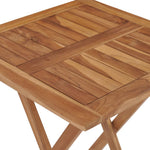 Sammenleggbart Hagebord 60X60X75 Cm Heltre Teak